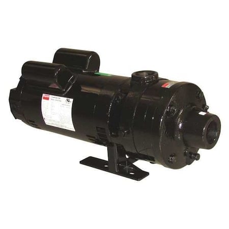 Pressure Booster Pump, 1 1/2 hp, 240V AC, 1 Phase, 1-1/2 in NPT Inlet Size, 2 Stage MPN:45MW22