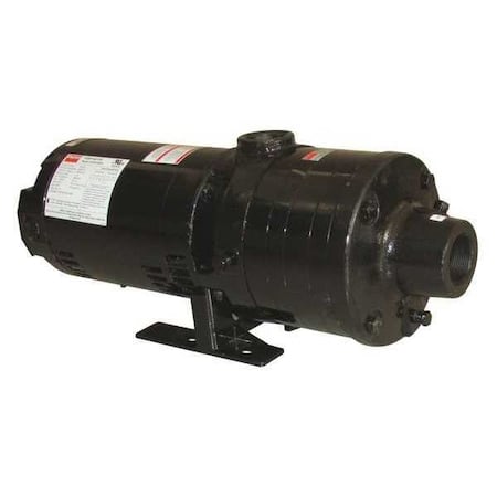 Pressure Booster Pump, 3 hp, 208 to 240/480V AC, 3 Phase, 1-1/2 in NPT Inlet Size, 3 Stage MPN:45MW31