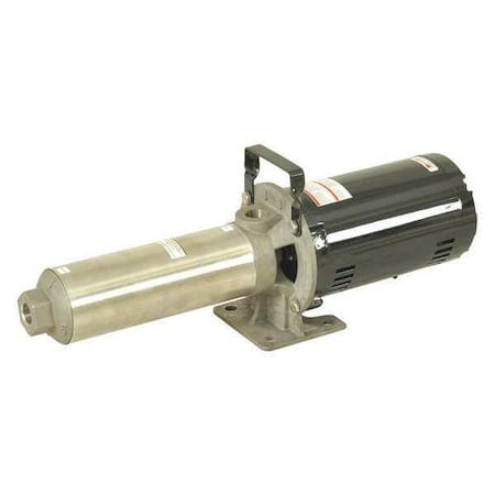 Booster Pump, 3 hp, 208-230/460V AC, 3 Phase, 1 in NPT Inlet Size, 13 Stage, 172 psi Max Pressure MPN:45MW94