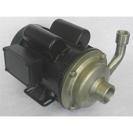 Cntrfug Pmp, 304SStl, 1P, 3/4in, 1/2hp, 38gpm MPN:4JMW7