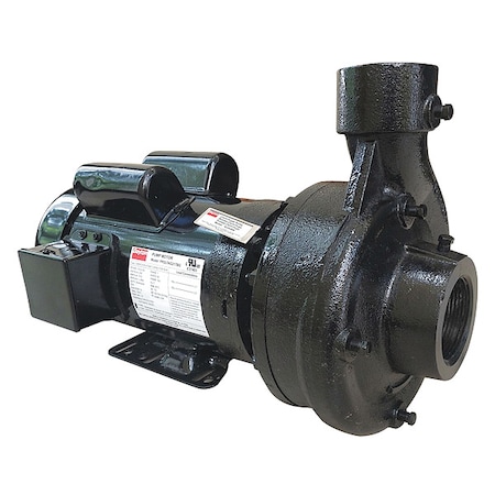 Centrifugal Pump, 2 HP, 1 Ph, 115/230VAC MPN:55JJ63