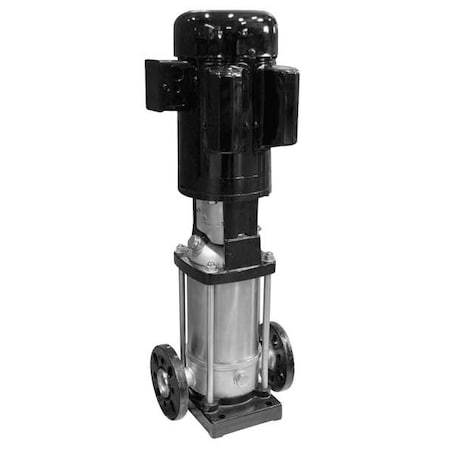 Booster Pump, 2 hp, 120/208 to 240V AC, 1 Phase, 1-1/4 in Flanged Inlet Size, 11 Stage MPN:5UWK9
