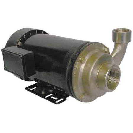 CntrfugPmp, 316SStl, 3P, 1 1/2in, 3hp, 150gpm MPN:5WXU1