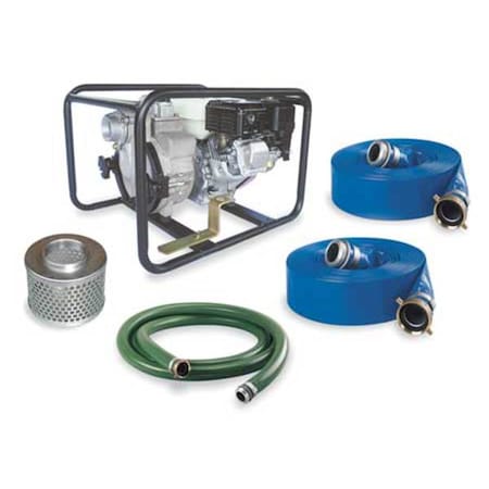Engine Drive Pump Kit, 4.8HP, Honda Engine MPN:7AJ14