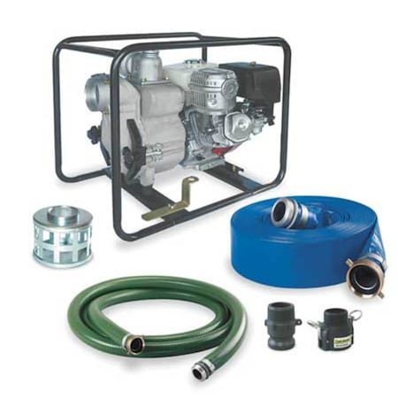 Engine Drive Pump Kit, 11 HP, Honda Engine MPN:7AJ19