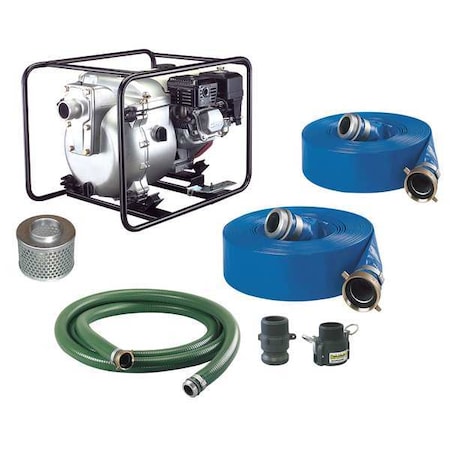Engine Drive Pump Kit, 4.8HP, Honda Engine MPN:7AJ20