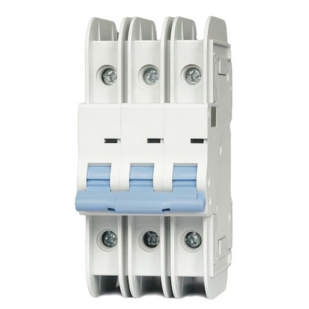 IEC Miniature Circuit Breaker, NDB2T-63 B20/3 L Series, 20A, 3 Pole, 480V AC, 10kA at 480V AC MPN:33V910