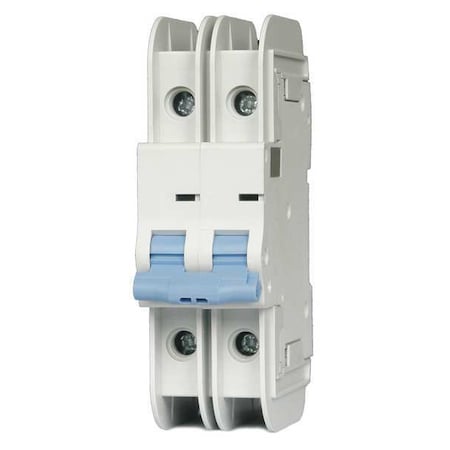 IEC Miniature Circuit Breaker, NDB2T-63 D16/2 L Series, 16A, 2 Pole, 480V AC, 10kA at 480V AC MPN:33V920