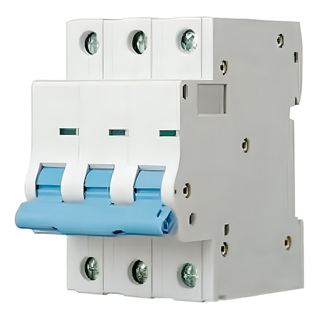 Circuit Breaker, NDB2-63 D50/3 Series, 50A, 3 Pole, 480V AC, 7.5kA at 480V AC, D Curve MPN:5ZVG4