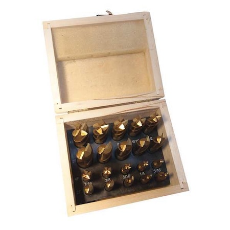 Flute End Mill Set, 20 Pcs MPN:16N204