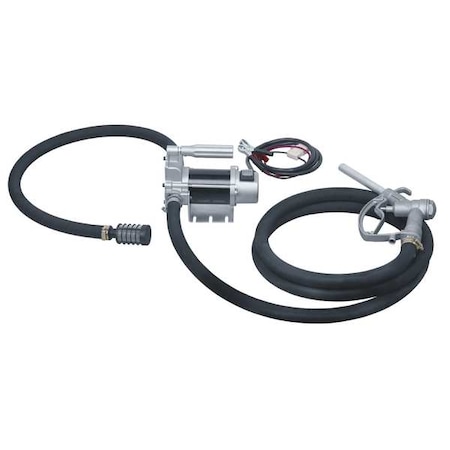 Diesel/Kerosene Transfer Pump, 12V DC, 12 gpm Max. Flow Rate, 1/4 HP, Aluminum, 3/4 in Inlet MPN:40M293