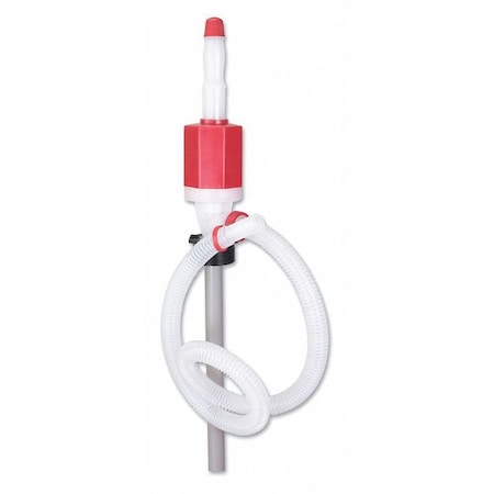 Hand Operated Drum Pump, 1 in OD, Piston, 55 gal For Container, 500 SUS Max Viscosity MPN:4HA28