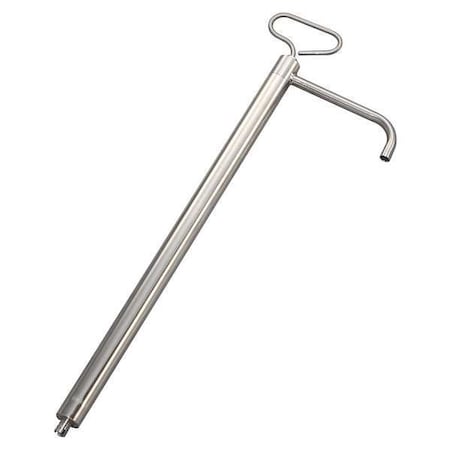 Hand Drum Pump, Stainless Steel, 9/16