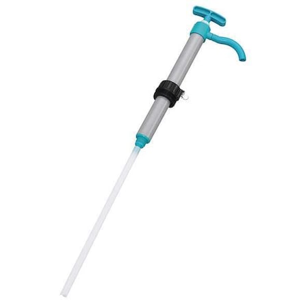 Hand Drum Pump, Piston, PVC, 11/16In OD MPN:4HA32