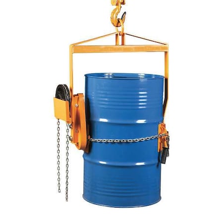 Vertical Drum Lifter/Dispenser, Ylw, Steel MPN:21VG38