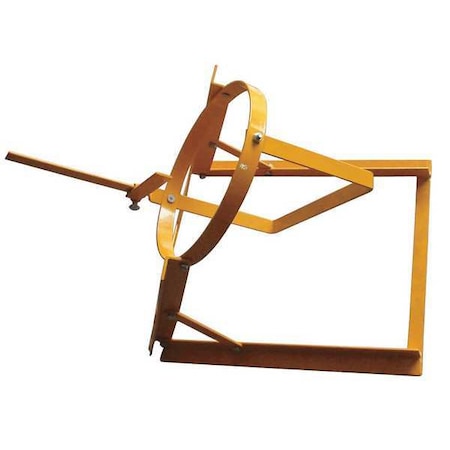 Can Tipper, 25 in H, Steel, Yellow MPN:21VG51