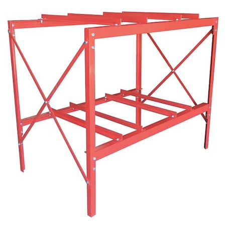 Drum Rack, 55 gal, Dia. 23 1/2in, Red MPN:31CA29