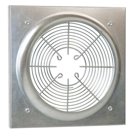 Ext FanVntr Frm, 10In, Steel, Zinc Plt Grd MPN:10F478