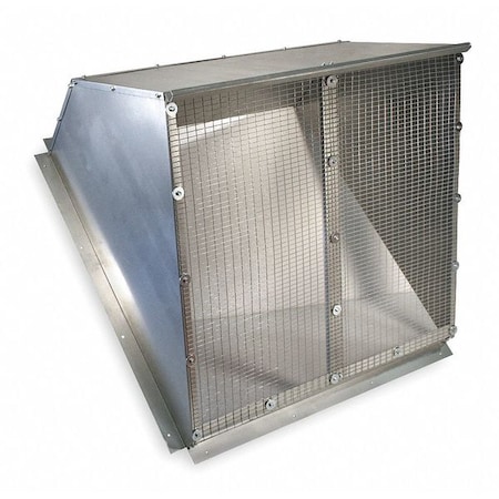 Weatherhood, 10In Bl, Galv Steel, 14 1/8In MPN:16D555