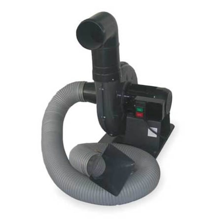 Fume/Smoke Exhauster, 9 ft L, 4in Dia Hose MPN:3AA20