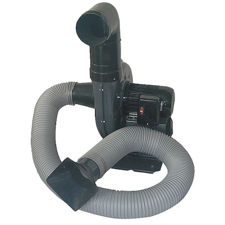Fume/Smoke Exhauster, 9 ft L, 5in Dia Hose MPN:3AA22