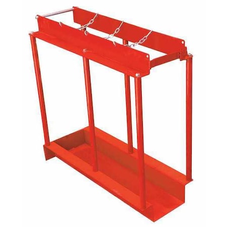 Cylinder Caddy, Pallet Truck, Red MPN:10U482