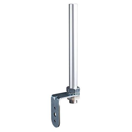 Wall Mount, Steel Base, Silver, 13/16 in Dia., Base MPN:26ZT16
