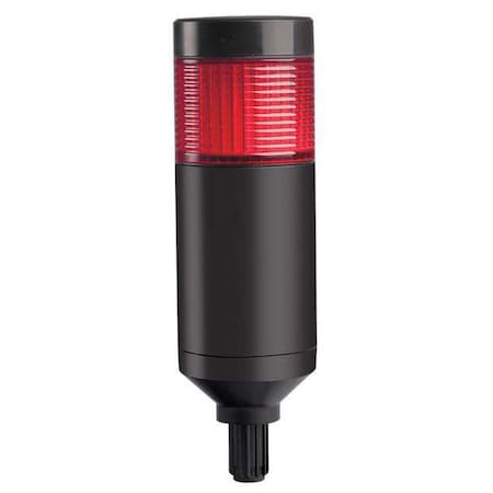 Tower Light Assembly, Red, 24V AC/DC, 80 FPM, 56 mm Dia., Support Tube MPN:26ZT20