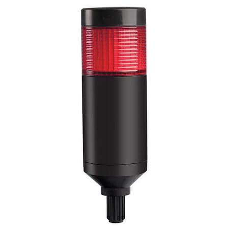 Tower Light Assembly, Red, 90 to 240V AC, 80 FPM, 56 mm Dia., Support Tube MPN:26ZT26