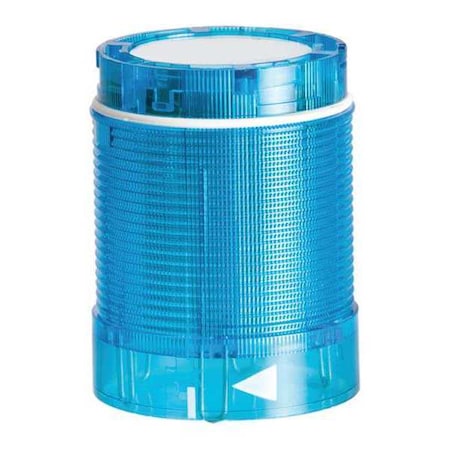 Tower Light Module, 24V AC, 24V DC, Blue, 50 mm Dia., 2 3/4 in Height, LED MPN:30XT70