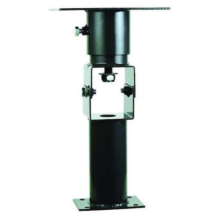 Mounting Bracket For Ceiling Fan, 17-5/8 in H x 10 in L x 6 in W, Polyester Powder Coated Steel, Grey MPN:1LXN5
