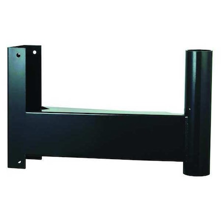 Mounting Bracket For Wall Fan, 16 in H x 23-3/4 in L x 6 in W, Polyester Powder Coated, Steel, Gray MPN:1LXN6