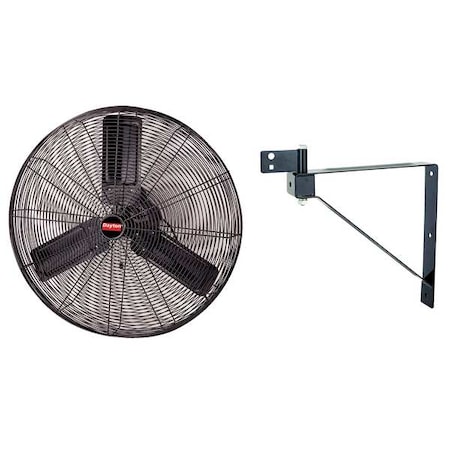 Light Duty Industrial Fan W/ 30 in Blade Dia, 4650/7250 CFM, 115VAC, 1/4 hp, 9 ft Cord MPN:1RWB4