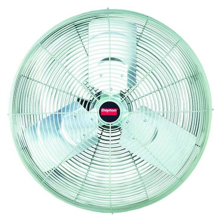 Standard Duty Industrial Fan, Ceiling, IBeam, Pedestal, Wall Mount, 24 in Blade Dia, 115V MPN:1VCE8