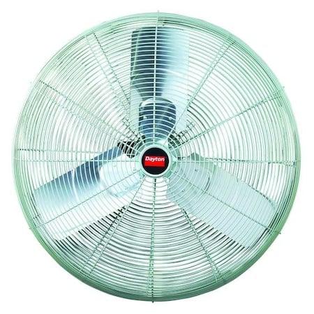 Standard Duty Industrial Fan, IBeam, Pedestal, Wall Mount, 30 in Blade Dia, 115V, 8, 800/9, 800 cfm MPN:1VCF4