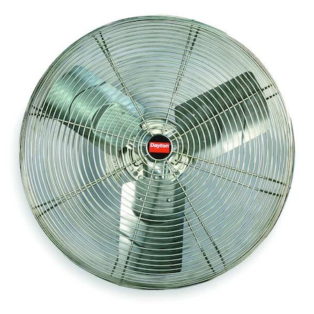 Washdown Industrial Washdown Fan, Wall Mount, 24 in Blade Dia, 115/230V, 6, 849 cfm, Non-Oscillating MPN:1VCG1
