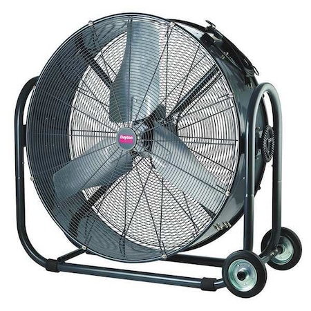 Standard Duty Air Circulator, Floor Mount, 24 in Blade Dia, 115V, 3, 600/5, 800 cfm, Non-Oscillating MPN:1YNW3
