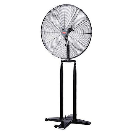 Light Duty Industrial Fan, Foldable Pedestal Mount, 30 in Blade Dia, 120V, 4, 650/7, 250 cfm MPN:22YK18