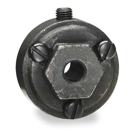 Interchangeable Hex Hub, 1/2 in Bore Dia, Alloy Steel, 2 Set Screws MPN:2A564