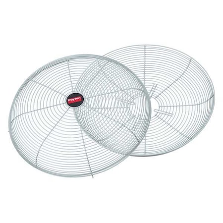 Fan Guard For 16 in Blade Dia, Polyester Powder Coated, Steel, Gray, Mounting 2-1/16 in x 4 in MPN:2ATB6