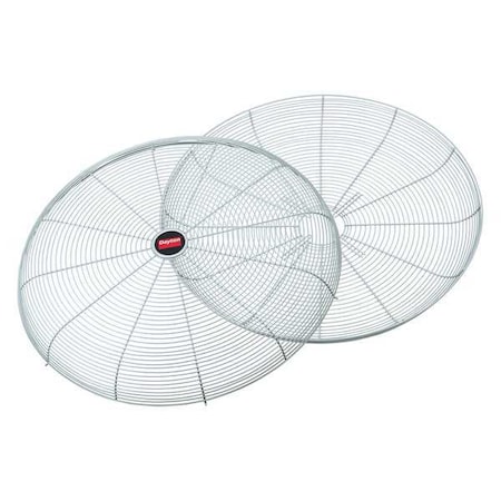 Fan Guard For 36 in Blade Dia, Polyester Powder Coated, Steel, Gray, Mounting 2-3/4 in x 4-1/2 in MPN:2ATC2