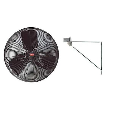Light Duty Industrial Fan, Ceiling, Wall Mount, 20 in Blade Dia, 115V, 2, 600/3, 700 cfm MPN:2LY99
