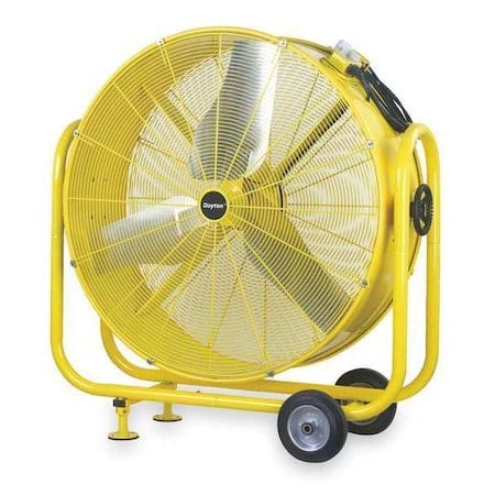 Outdoor Air Circulator, Floor Mount, 42 in Blade Dia, 120V, 9000/15, 000 cfm, Non-Oscillating MPN:2RDZ4