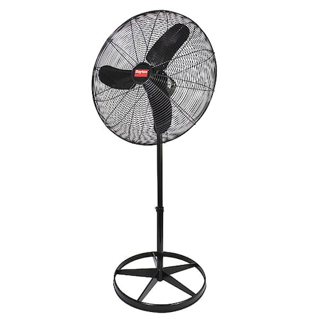 Light Duty Quiet Design Industrial Fan, Pedestal Mount, 30 in Blade Dia, 115V, Oscillating MPN:2RDZ7