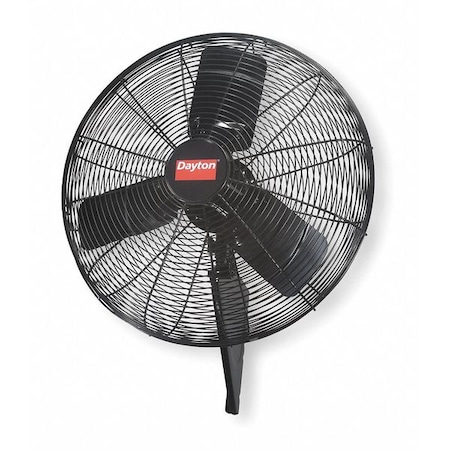 Light Duty Quiet Design Industrial Fan, Wall Mount, 24 in Blade Dia, 115V, 2, 280/4, 320/5, 030 cfm MPN:2RDZ8