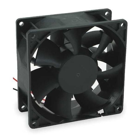 Standard Square Axial Fan, Square, 48V DC, - Phase, PBT Plastic, 3 1/8 in W. MPN:2RTH8