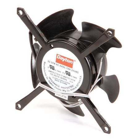 Axial Fan, Skeleton, 115V AC, 1 Phase, Aluminum, 4 7/16 in W. MPN:2VUW5