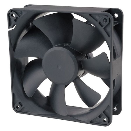 Axial Fan, Square, 24V DC, PBT Plastic, 4 11/16 in W. MPN:31CC85