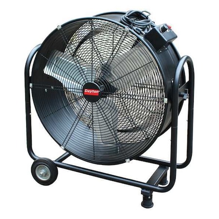 Standard Duty Air Circulator, Floor Mount, 24 in Blade Dia, 115V, 7, 000 cfm, Non-Oscillating MPN:31XL41