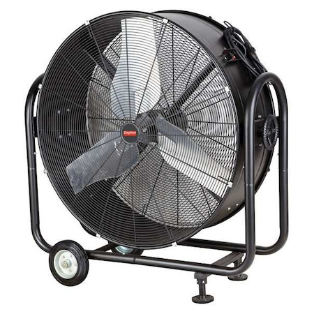 Standard Duty Air Circulator, Floor Mount, 36 in Blade Dia, 115V, 15, 000 cfm, Non-Oscillating MPN:31XL42
